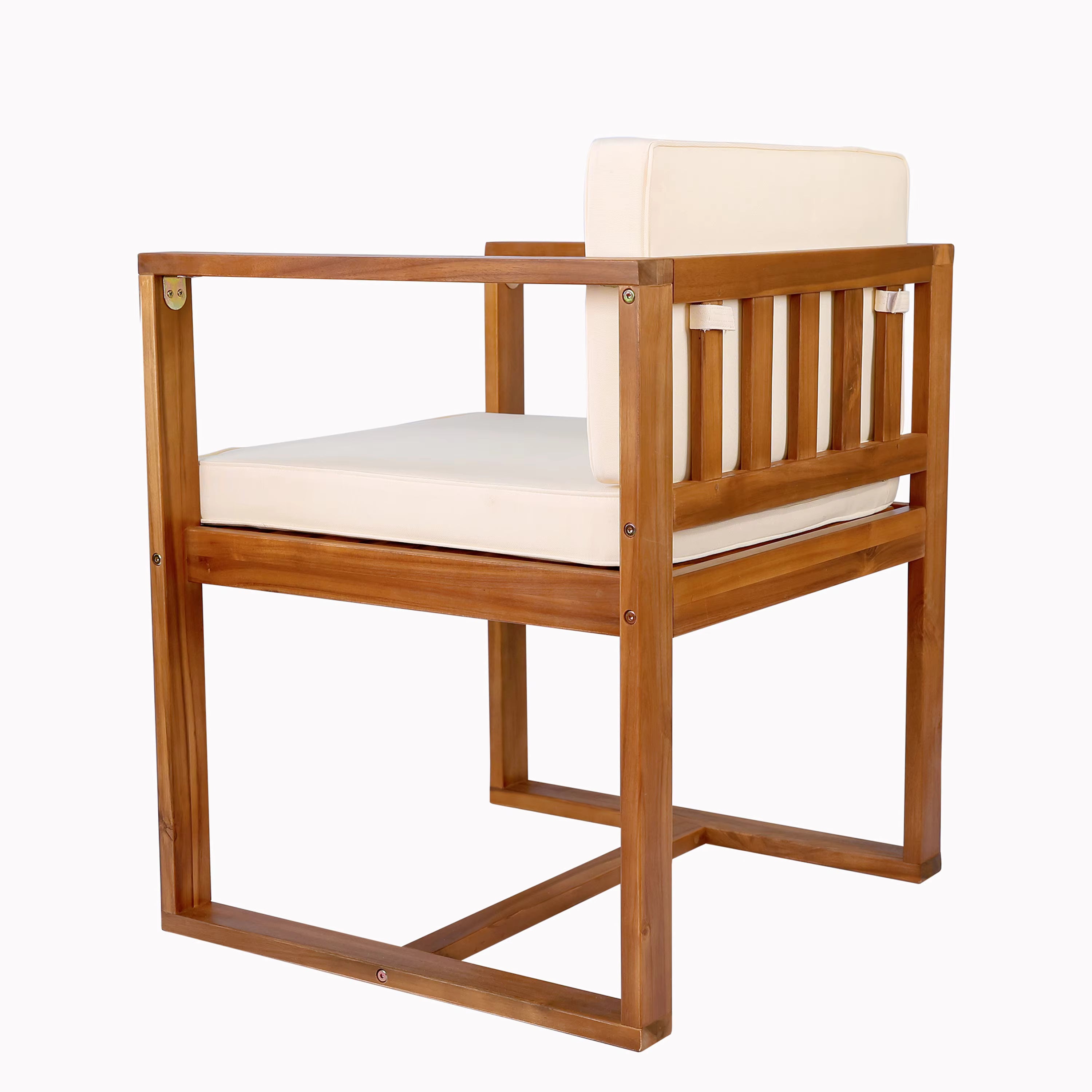 Beige Outdoor Dining Chair (set of 2)