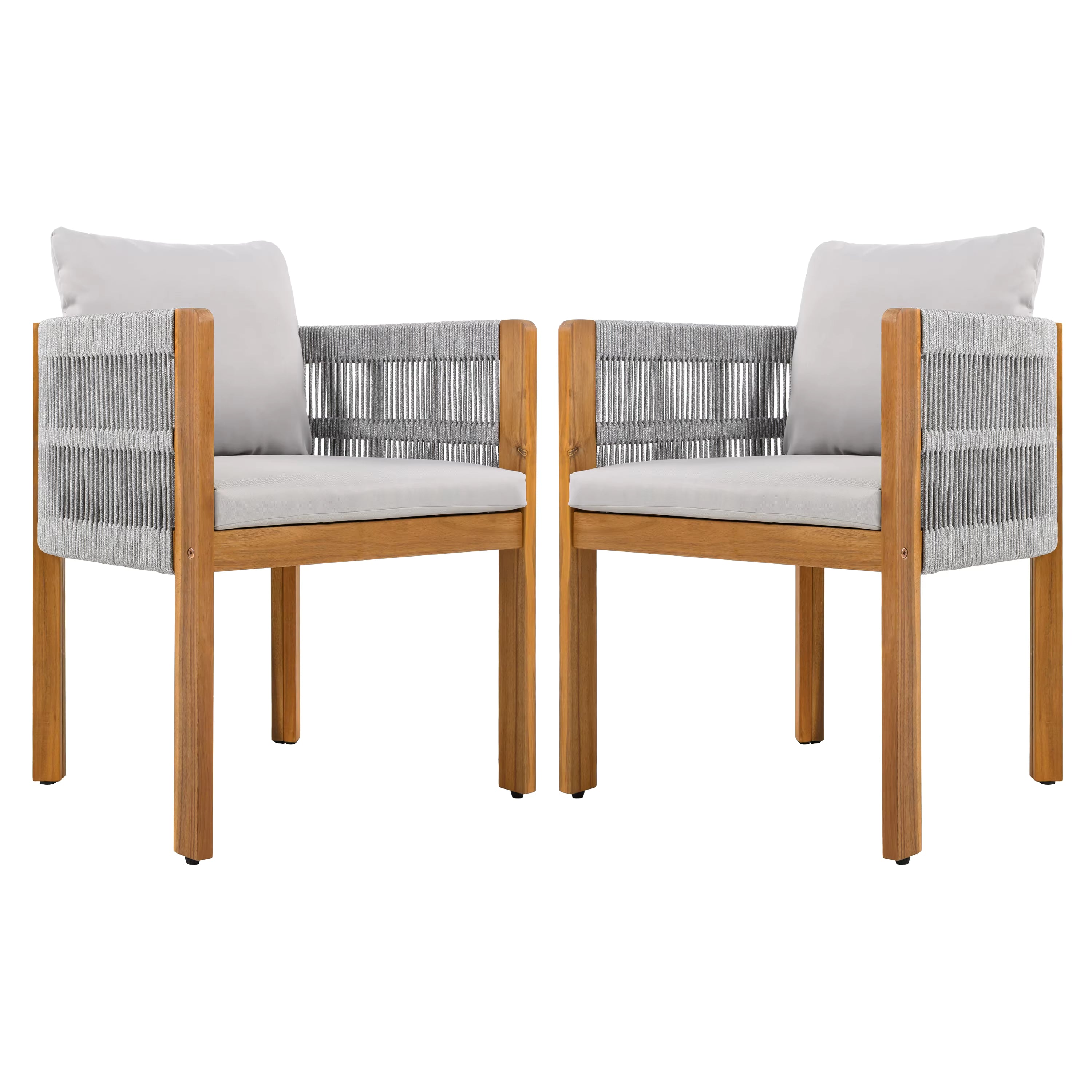 Rope Outdoor Dining Chair (set of 2)