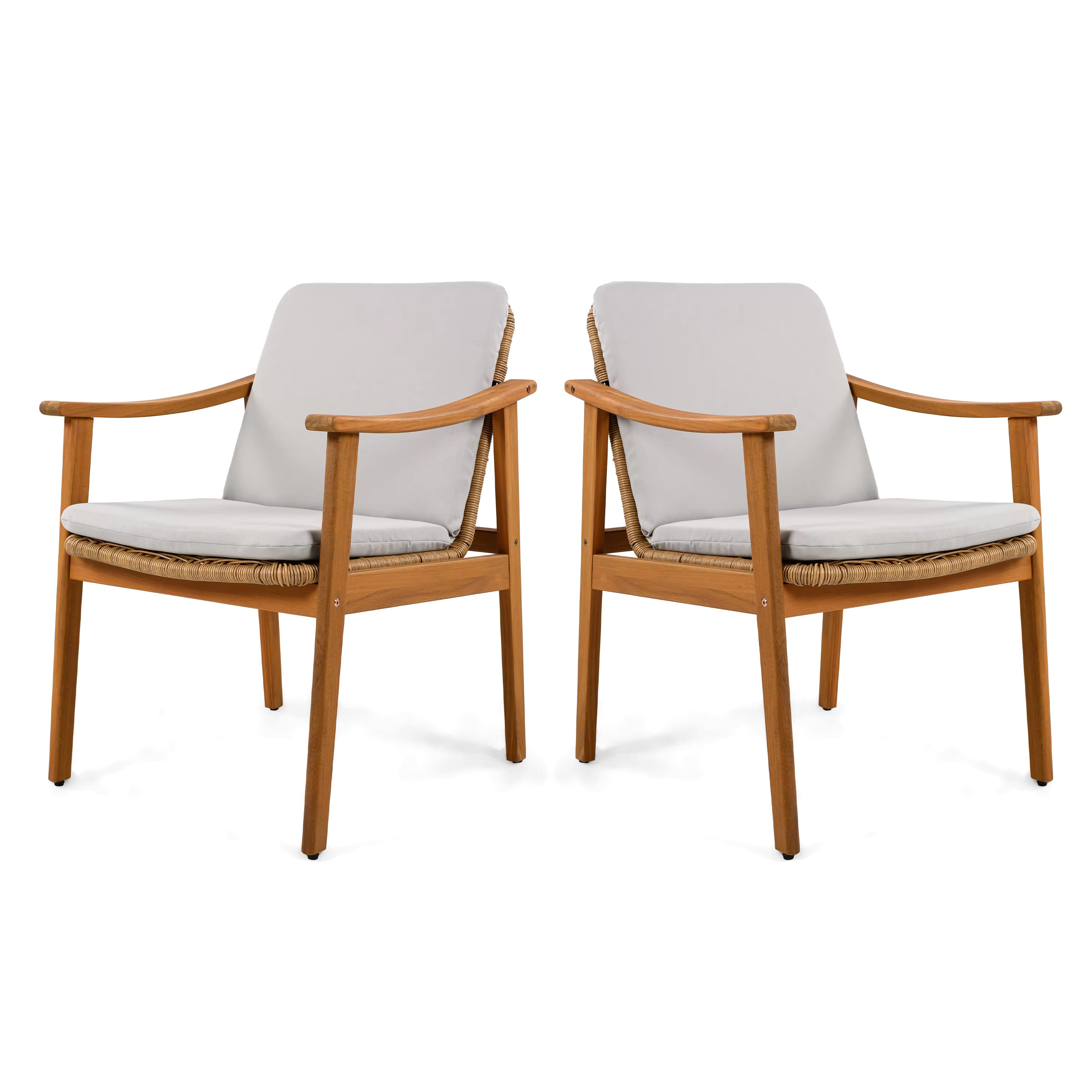 Gray Outdoor Dining Chair (set of 2)